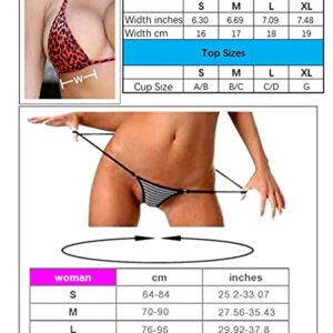 SHERRYLO Sheer Micro Bikini See Through Bikinis Thong Mesh Bathing Suit