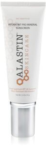 alastin skincare hydratint pro mineral sunscreen spf 36 (3.2 oz) | 2-in-1 daily sunblock & tinted face moisturizer | fragrance-free, water resistant