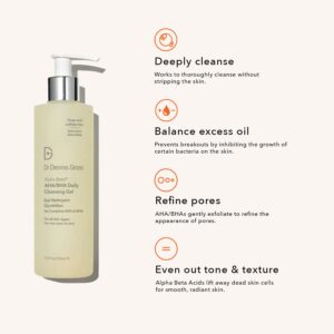 Dr. Dennis Gross Alpha Beta® AHA/BHA Daily Cleansing Gel, for Skin That is Dull, Congested and Uneven Tone & Texture (7.5 Fl Oz)