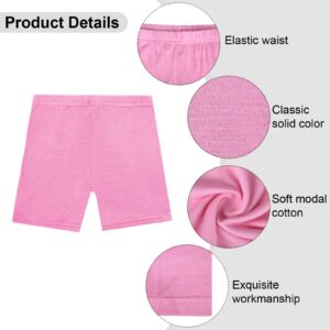 Resinta 6 Pack Girls Bike Shorts Cartwheel Shorts for Girls Toddler Under Dress Dance Short Kids Biker Shorts MultiColor