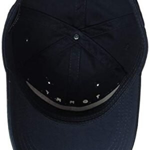 Tommy Hilfiger Men's Men's Dad Hat Avery Baseball Cap, Navy Blazer, One Size US