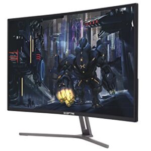 Sceptre C325B-144R 32" 144Hz 1800R Curved AMD FreeSync Gaming Monitor 1920x1080 HDMI DisplayPort Metal Black 2018