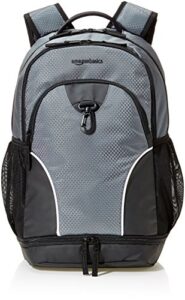 amazon basics sport laptop backpack - graphite