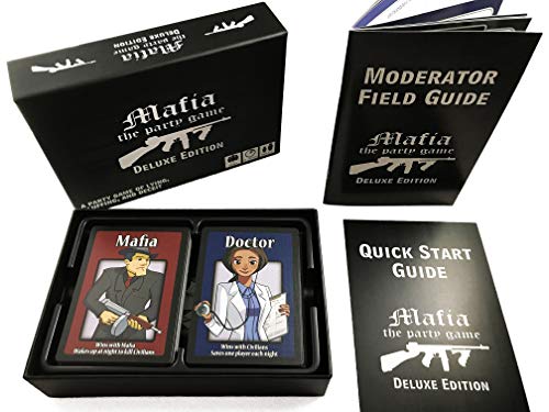 Apostrophe Games Mafia The Party Game Deluxe Edition – A Game of Lying, Bluffing and Deceit– Card Game, Adults and Teens – Board Game