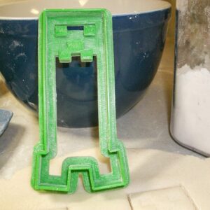 INSPIRED BY CREEPER MONSTER SCOPE BLOCK ADVENTURE VIDEO GAME COOKIE CUTTER MADE IN USA PR519