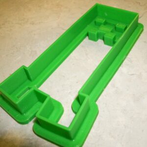 INSPIRED BY CREEPER MONSTER SCOPE BLOCK ADVENTURE VIDEO GAME COOKIE CUTTER MADE IN USA PR519