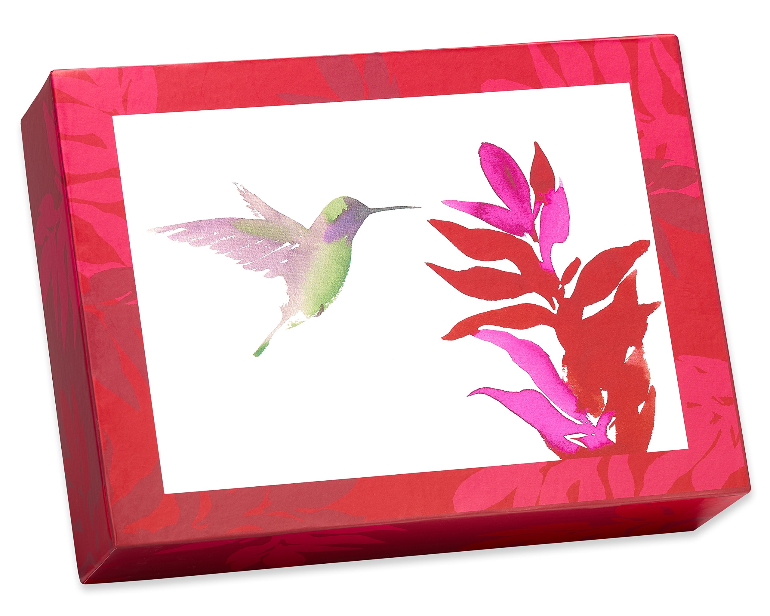 Papyrus Blank Cards with Envelopes, Watercolor Hummingbirds (20-Count)