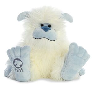 aurora® mysterious fantasy yeti stuffed animal - mythical companion - imaginative adventures - white 12.5 inches