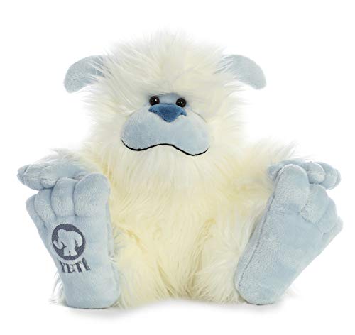 Aurora® Mysterious Fantasy Yeti Stuffed Animal - Mythical Companion - Imaginative Adventures - White 12.5 Inches