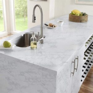 Yancorp White Gray Contact Paper Peel and Stick Wallpaper Marble Removable Wallpaper Pull and Stick Countertops Self-Adhesive Backsplash for Cabinets (11.8"X120")