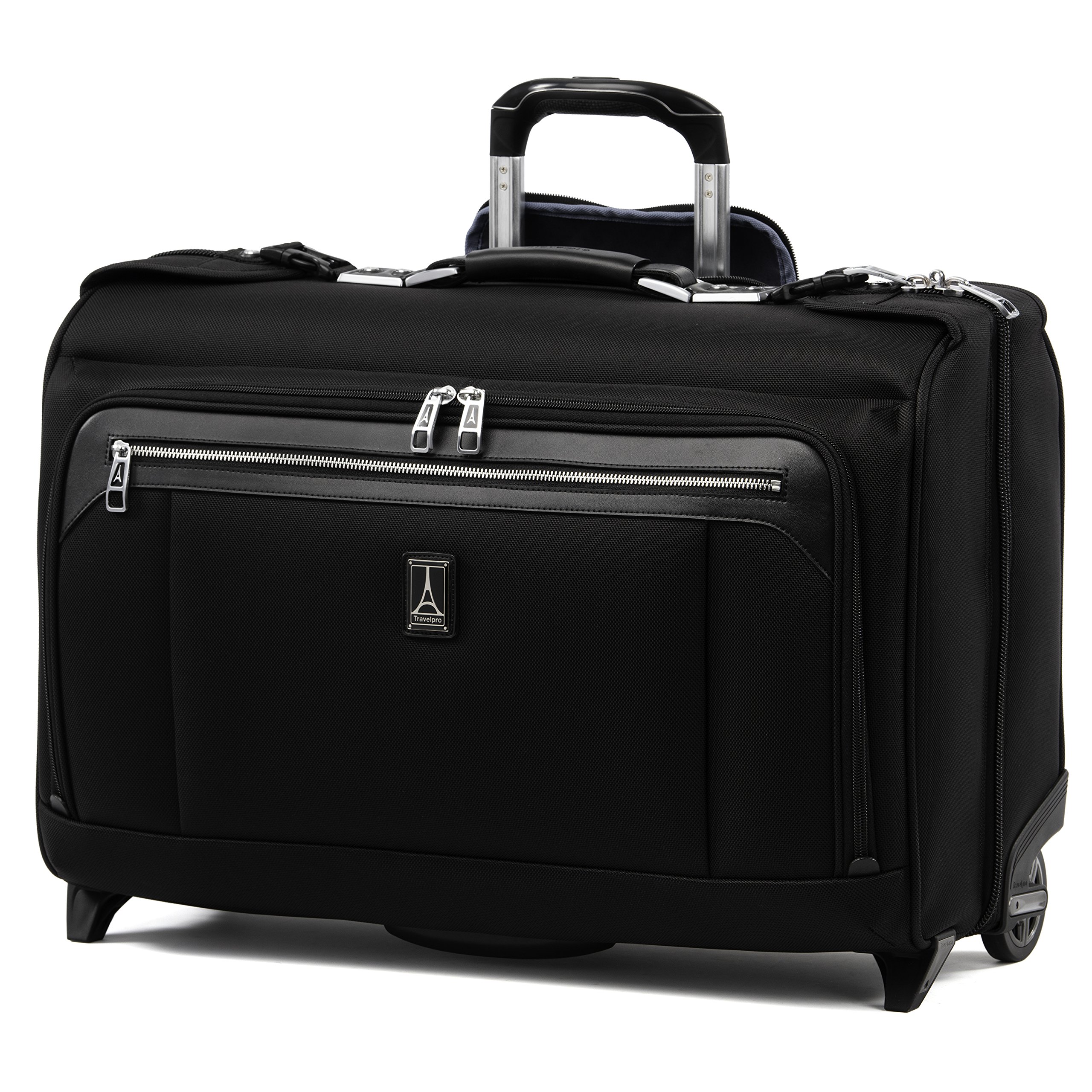 Travelpro Platinum Elite Carry-On Rolling Garment Bag, Men and Women, Shadow Black, 22-Inch