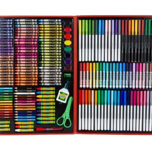 Crayola Masterworks Art Case (200+ Pcs), Art Set For Kids, Markers, Paints, Colored Pencils, & Crayons, Holiday Gift for Kids, Toys, 4+