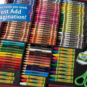 Crayola Masterworks Art Case (200+ Pcs), Art Set For Kids, Markers, Paints, Colored Pencils, & Crayons, Holiday Gift for Kids, Toys, 4+