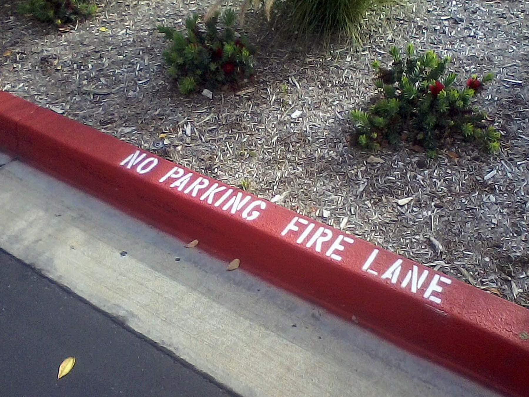 Curb N Sign Fire Lane Stencil - 4 Inch Premium No Parking Stencil for Customizing Curbs or Parking Lots - Reuseable Made in USA with Thick Premium Plastic for multisurfaces