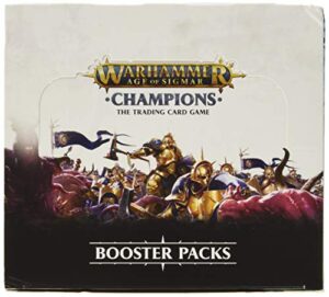 playfusion plfw82501 booster display warhammer age of sigmar champions collectible card game