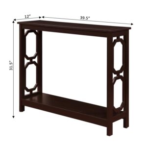 Convenience Concepts Omega Console Table, Espresso