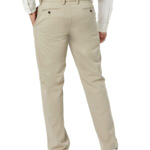 Amazon Essentials Men's Straight-Fit Wrinkle-Resistant Flat-Front Chino Pant, Khaki Brown, 40W x 32L