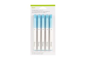 cricut washable fabric pen, blue, 5 pack