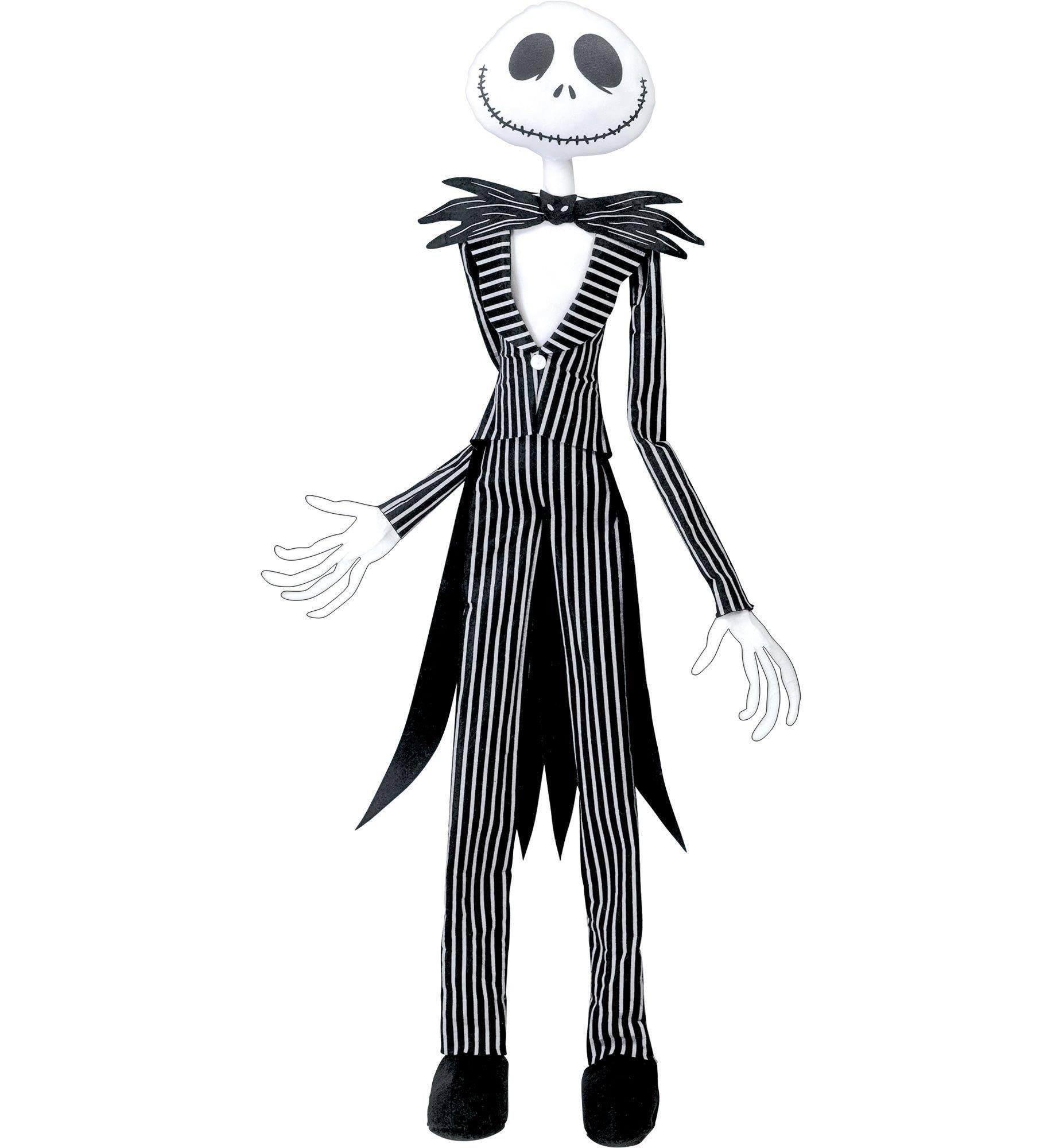 Amscan Nightmare Before Christmas Jack Skellington Poseable Prop, Pack of 1, Black and White