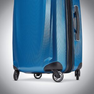 Samsonite Winfield 3 DLX Hardside Luggage with Spinners, Carry-On 20-Inch, Blue/Navy