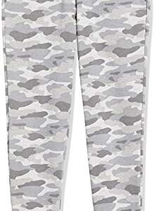 Amazon Essentials Women's Fleece Jogger Sweatpant (Available in Plus Size), Light Grey Camo, Large