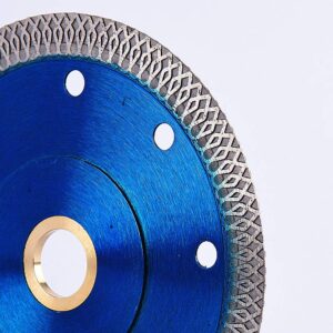 GoYonder 4.5 Inch Super Thin Diamond Saw Blade for Cutting Porcelain Tiles,Granite Marble Ceramics (4.5" -Blue (10 pcs))