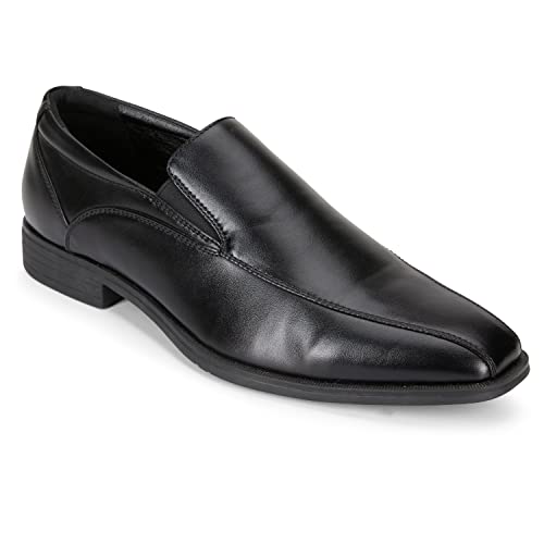 Van Heusen Men's Teller Dress Loafer, Black, 10