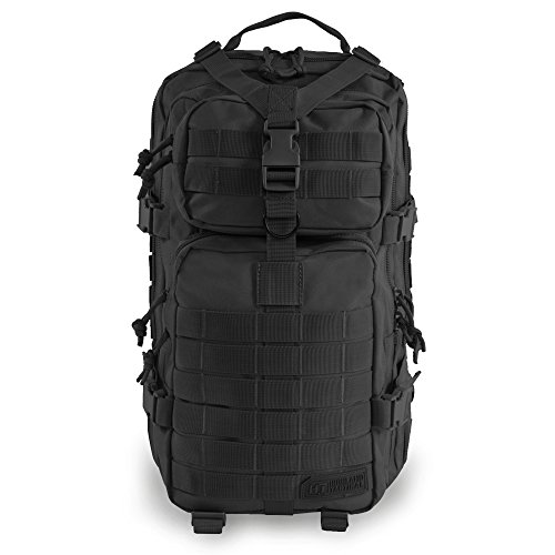 Highland Tactical Men's Vantage Tactical Backpack, Black, One Size