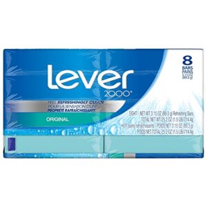 Lever 2000 original bar, 3.15 oz Bars (Pack of 8)