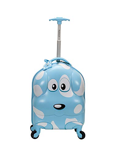 Rockland Jr. Kid's My First Luggage - Hardside Spinner Luggage, Puppy, Carry-On 16-Inch