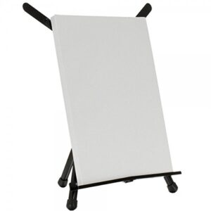 SoHo Urban Artist Black Aluminum Tabletop Easel Stand, Portable Easel for Display, Painting Canvas and More, Set of 1