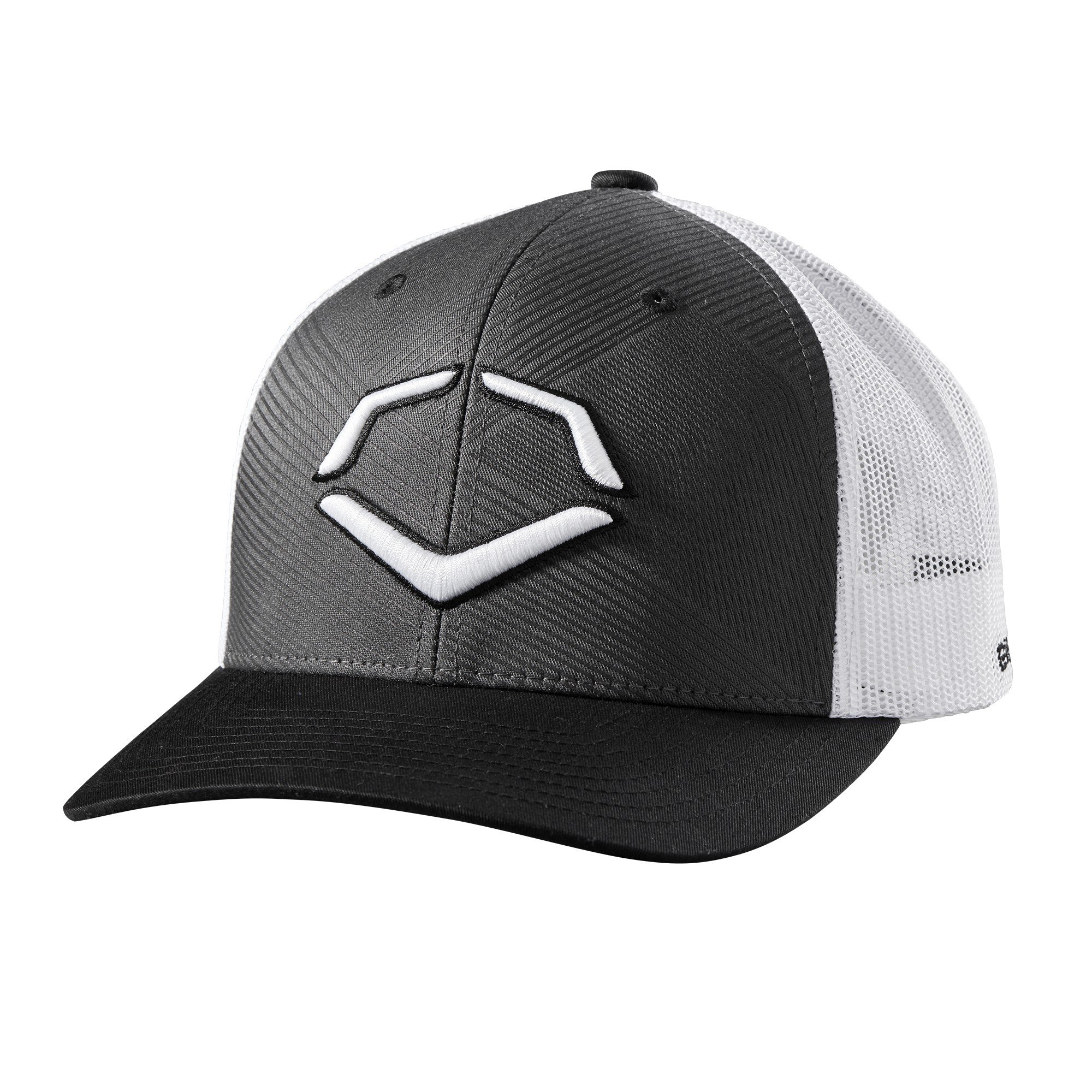 EvoShield Zig Zag Snapback, Charcoal/White - OSFM