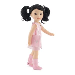 Emily Rose 14.5 Inch Doll Clothes 7 Piece Doll Ballerina Dancer Outfit Including Ballet Doll Shoes | GIFT BOXED! | Compatible with 14.5" Wellie Wishers and Glitter Girls Dolls