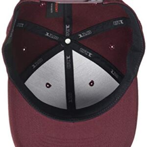 Flexfit Mens 110 Classic Snapback Baseball Cap, Maroon