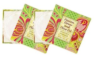 greenwich bay trading co. dusting powder set of two (set of two passion flower)