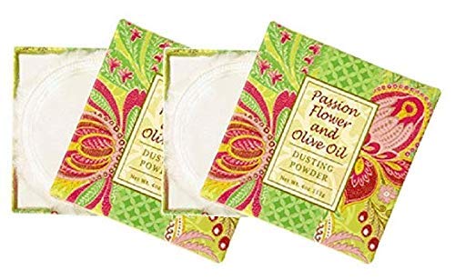 Greenwich Bay Trading Co. Dusting Powder Set of Two (Set of Two Passion Flower)