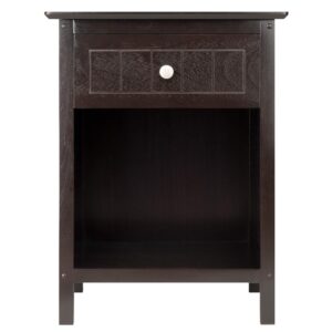 Winsome Blair Accent Table, Coffee, 18.9 x 14.96 x 25