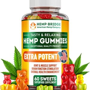 Gummies - Made in USA - Safe and Natural Omega 3 Supplement - Max Value in Each Gummy - Vitamins B & E and Omega 3, 6, 9-60 Pcs