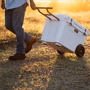 YETI Tundra Haul Portable Wheeled Cooler, Tan