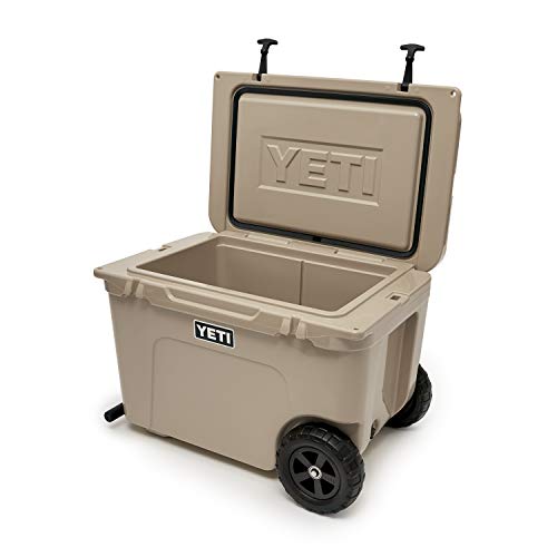 YETI Tundra Haul Portable Wheeled Cooler, Tan