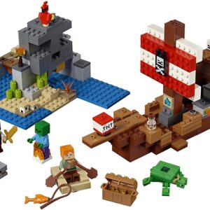 LEGO Minecraft The Pirate Ship Adventure 21152 Building Kit (386 Pieces)