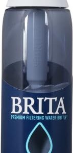 Brita Hard-Sided Plastic Premium Filtering Water Bottle, BPA-Free, Reusable, Replaces 300 Plastic Water Bottles, Filter Lasts 2 Months or 40 Gallons, Includes 1 Filter, Night Sky - 26 oz.