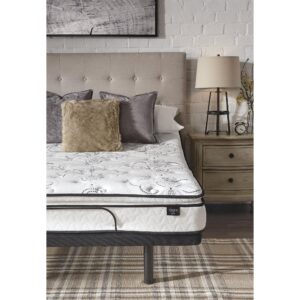 Signature Design by Ashley Full Size Bonnell 10 Inch Firm Pillowtop Hybrid Mattress with Cooling Gel Memory Foam