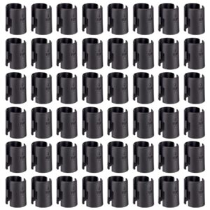 Wire Shelf Clips,74-Packs Wire Shelving Shelf Lock Clips for 1" Post- Shelving Sleeves Replacements for Wire Shelving System,Fits with Thunder Group,Alera,Honey Can Do,Eagle,Regency,Metro & More