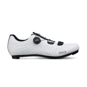 fizik mens tempo overcurve cycling shoe, white black, 9 us