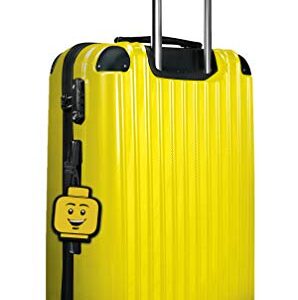 LEGO Iconic Boy Silicone Luggage Bag Tag for Travel, Gym, School, or Backpack