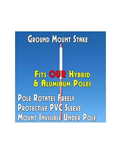 CBD Sold Here Windless Feather Flag Bundle (11.5' Tall Flag, 15' Tall Flagpole, Ground Mount Stake)