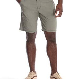 Wrangler Authentics Men's Performance Comfort Flex Flat Front Short, Army Green, 38