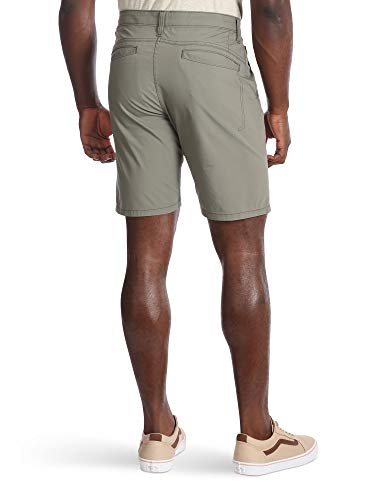 Wrangler Authentics Men's Performance Comfort Flex Flat Front Short, Army Green, 38