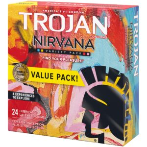 Trojan Nirvana Collection Variety Pack Condoms - 24 count